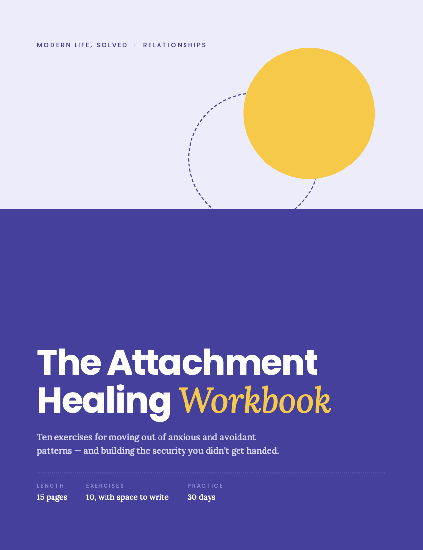 The Attachment Healing Workbook