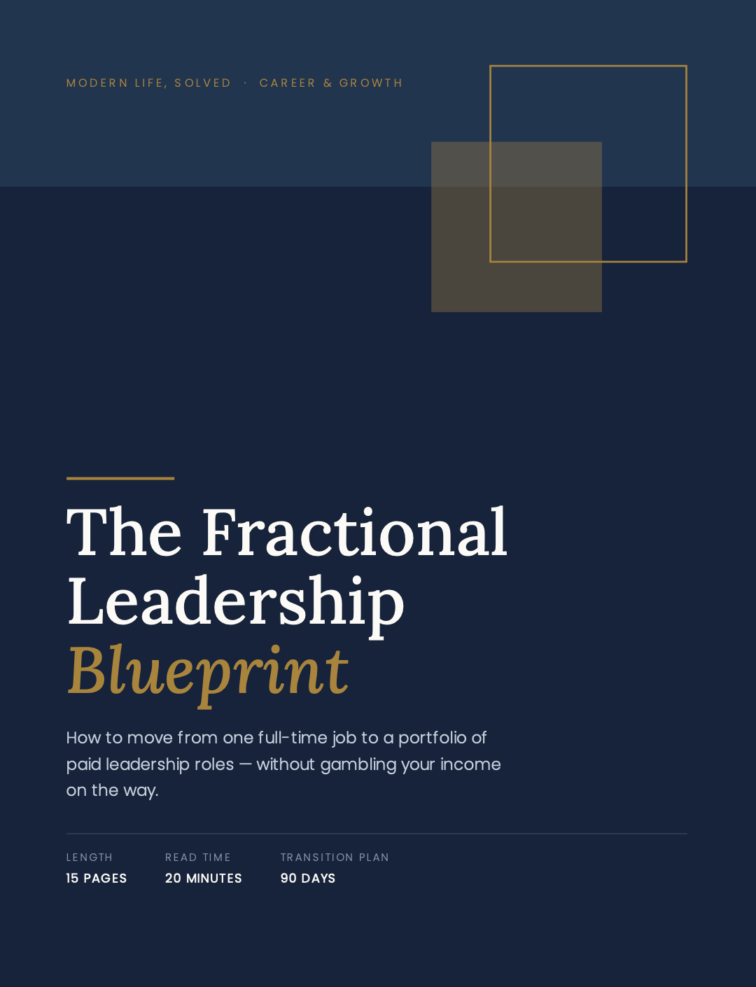 The Fractional Leadership Blueprint