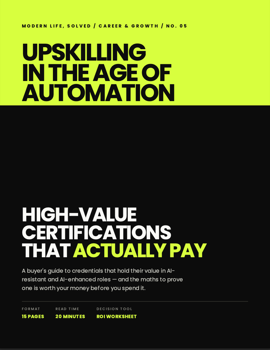 UPSKILLING IN THE AGE OF AUTOMATION